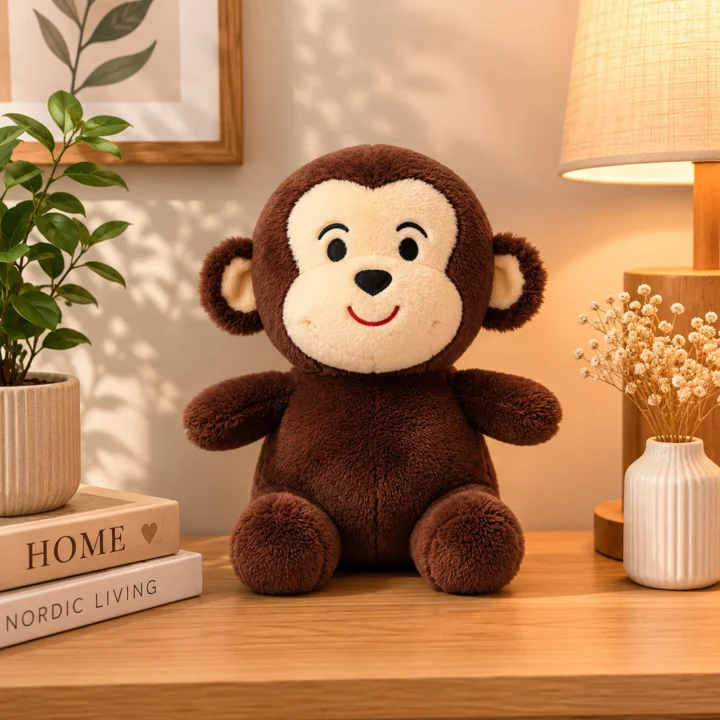 Small Monkey Monkey Plush Soft Toy Cute Kids Animal Home Decor Boys/Girls 28 Cm